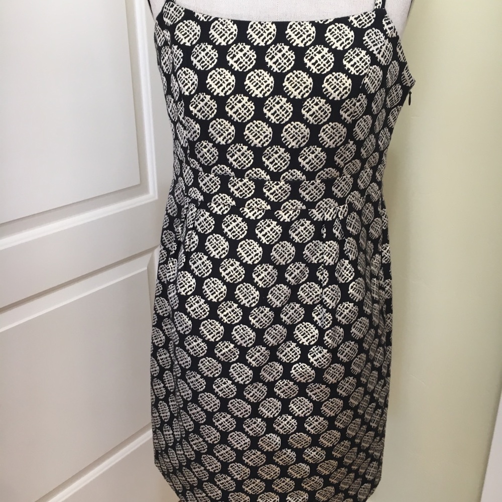 Polka dot evening dress